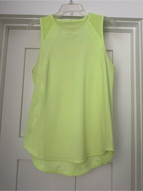 Lululemon Sculpt Tank - Neon Lime